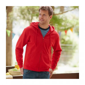 Мужское худи Fruit of the Loom Classic Hooded Sweat Zip